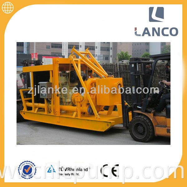 Lanco brand 8 inch Belt driven small centrifugal high pressure mud pump